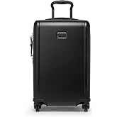 TUMI Ventra Expandable Luggage, 21.8" Carry-On, Black | Lightweight Hardside Travel Suitcase, Expandable Storage, 4 Spinner Wheels, TSA Lock, Compression Straps, Telescoping Handle