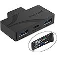 SABRENT USB Type-C 3-Port Gaming Hub for Steam Deck | 5Gbps USB 3.2, Dual USB-A Ports, PD Charging, Compact Design (HB-STDK)