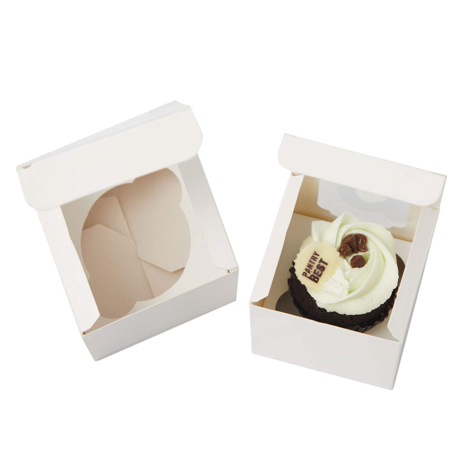 Yotruth White Mini Cupcake boxes Single 2.5\