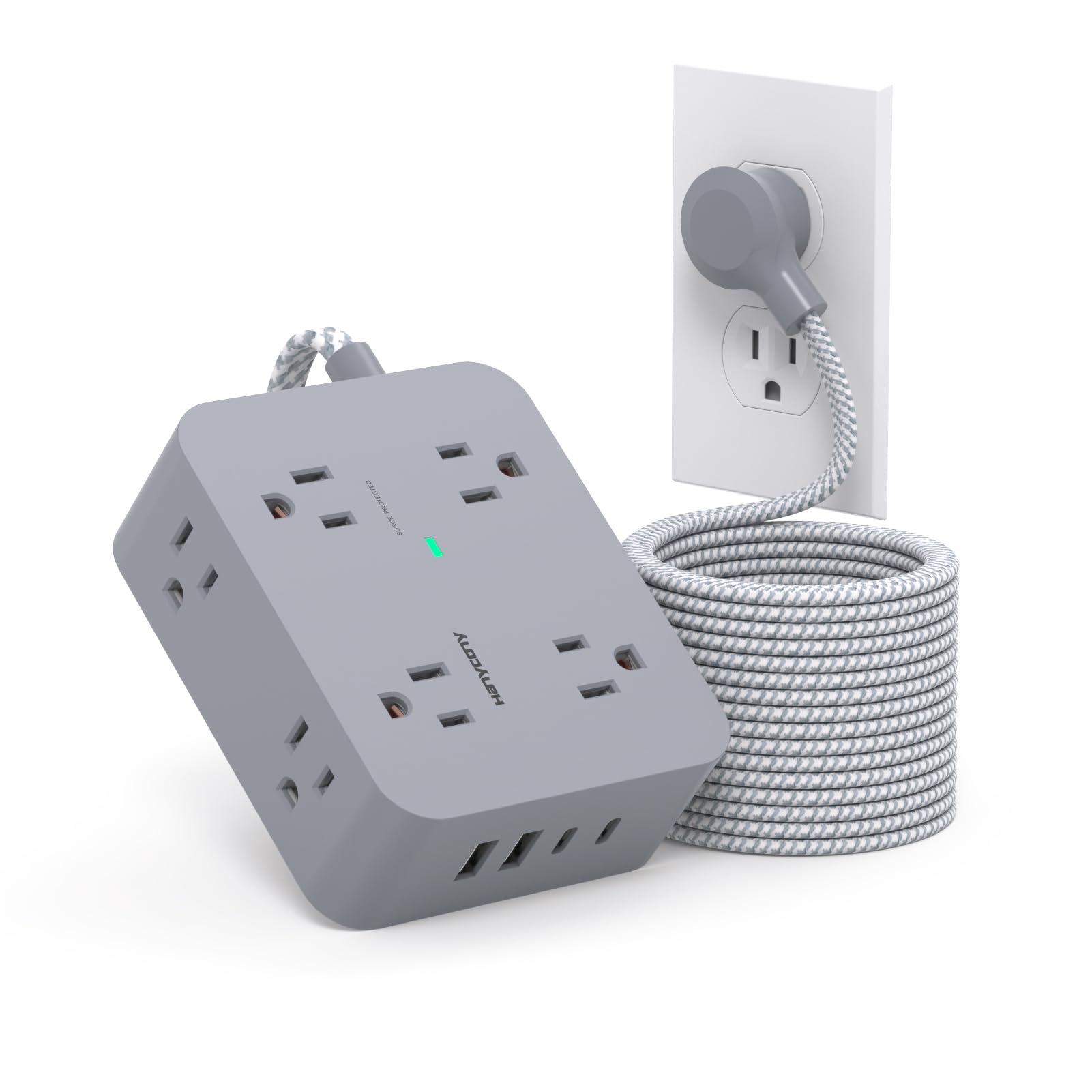 Surge Protector Power Strip 15 Ft Long