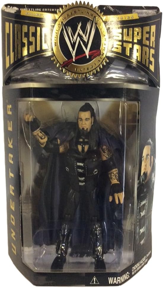 TrustyTrade New Jakks WWE Classic Superstars Series 3 The Undertaker Action Figure Nib