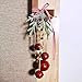 Winlyn 30 Pcs Burgundy Jingle Bells with Star Cutouts Christmas Metal Sleigh Bells Rustic Craft Bells for Christmas Tree Wreath Garland Ornaments Holiday DIY Decorations Assorted Sizes 1.6