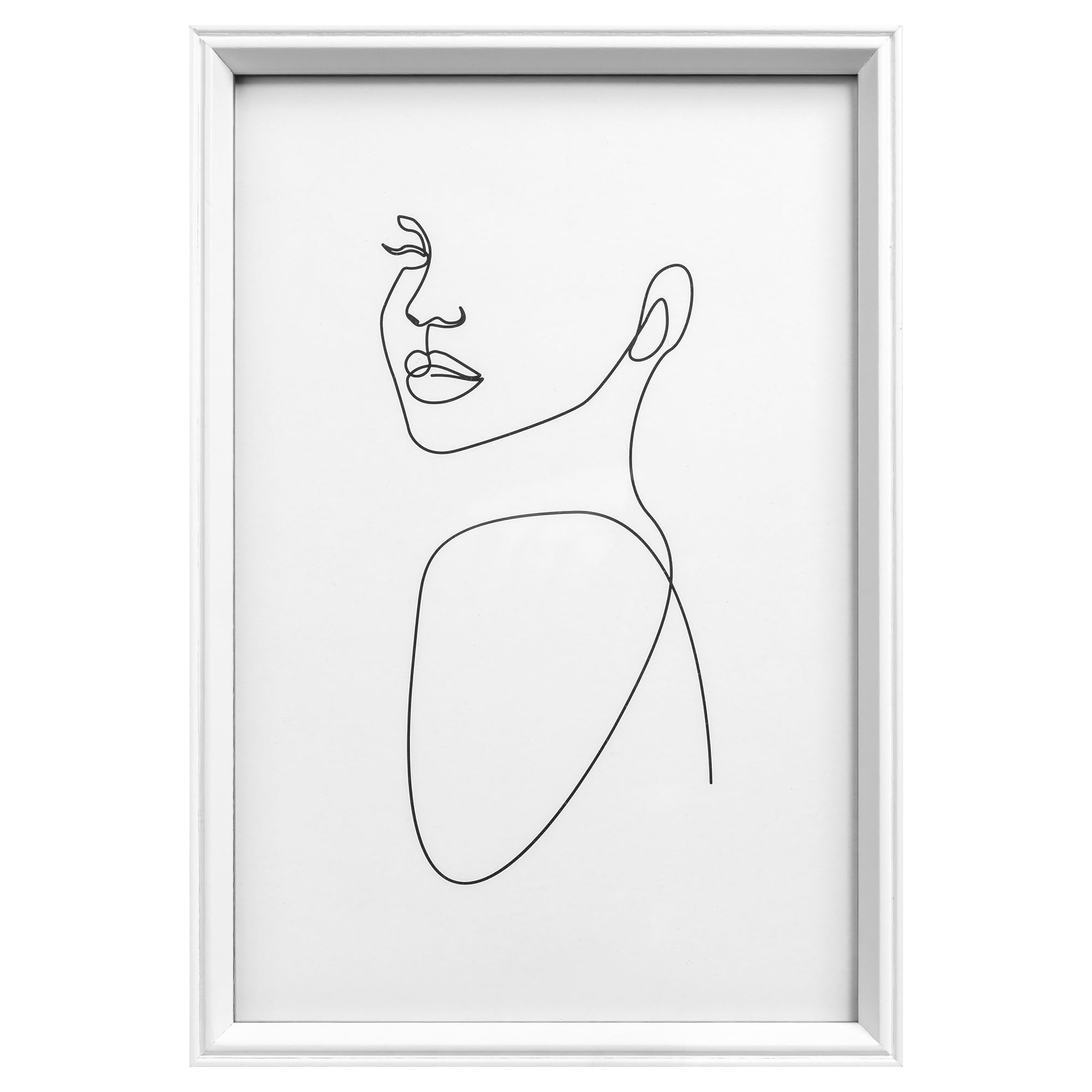 walther design Silhouette NW015W Picture Frame, 10 x 15 cm, White