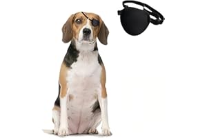 Dog Eye Patch - Small Dog & Cat Protective Eye Cover for Injuries & Surgery Wounds