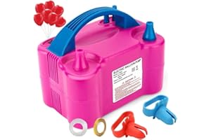 XBllcyiv Portable Electric Balloon Pump/Electric Balloon inflator Decoration, 110V. Balloon Pump Electric for Quick Production Balloon Arches, Gift, Wedding Celebration, Holiday Party Decoration.