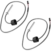 ArrogantF Hot Tub Sensor Spa Parts Replacement for Balboa Spa M7 System | 24" Temp/Hi Limit,1/4" Diameter,fit for Balboa Hot Tub Temp Temperature Sensor 32016 30344 30042 30382, 2 Pack