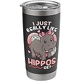 Hippo Hippopotamus Stainless Steel Insulated Tumbler