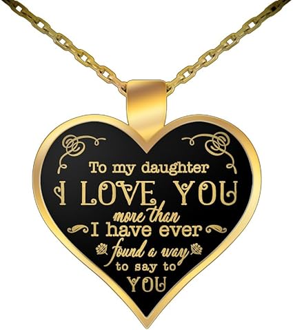 daughter necklace from mom and dad