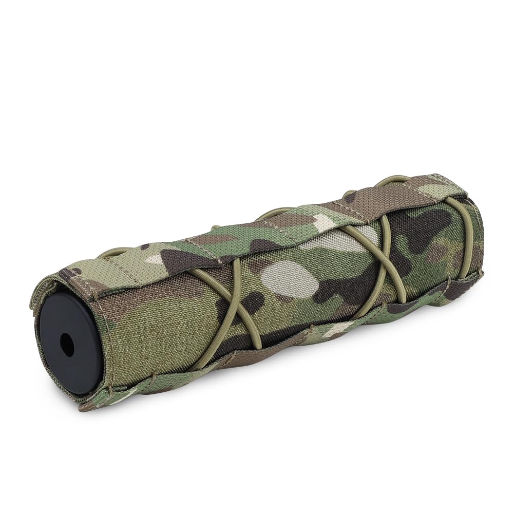 KRYDEX Airsoft Tactical Silencer Cover Suppressor Cover 18CM-7 inch (MC)