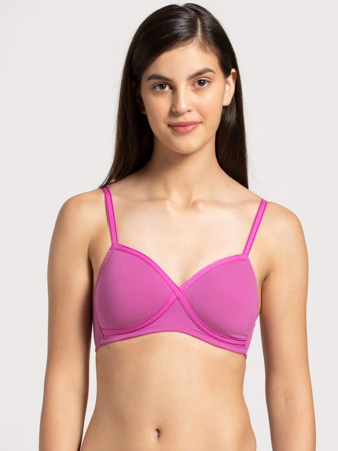 Women's Cotton Non Padded Wire Free Everyday Bra