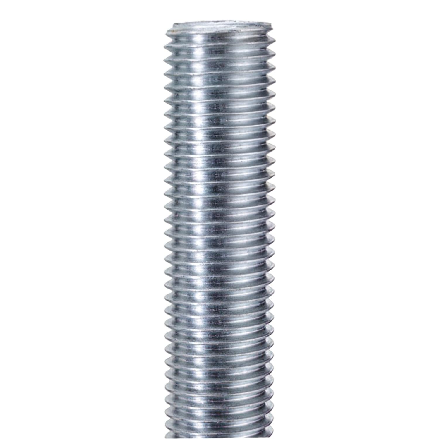 WOLFPACK LINEA PROFESIONAL 6280520 Zinc Plated Threaded Rod 1 Metre DIN 975 Quality 4.8 M10, Single