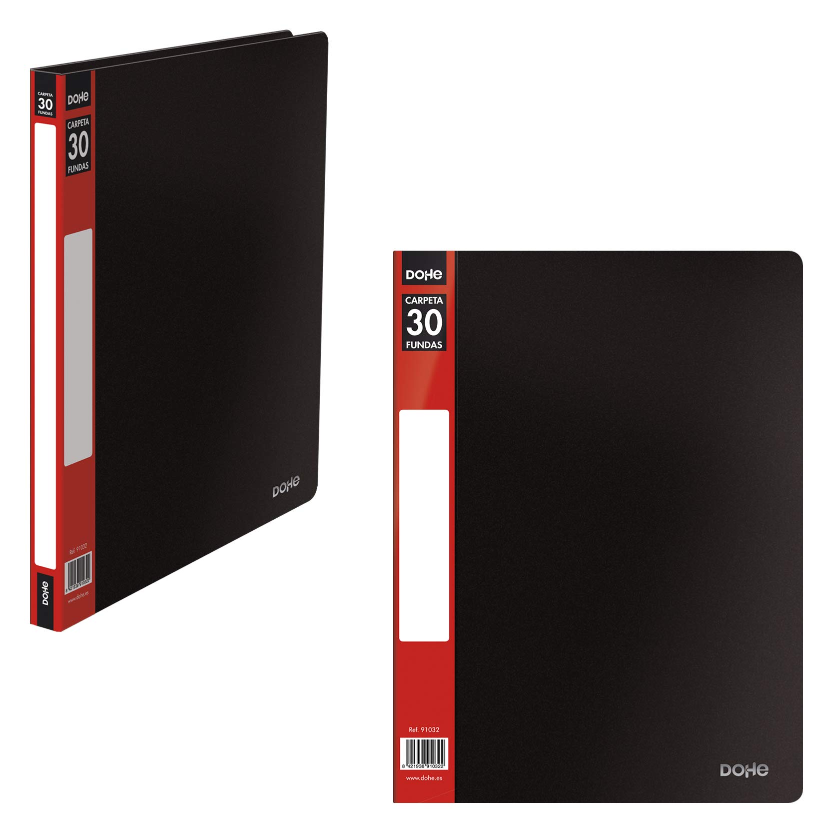 Dohe - 30 Cases 80 mic, Black Spine Customisable