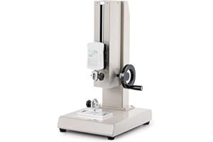 Mxmoonfree Force Gauge Stand Manual Force Test Stand, Hand Wheel Operated, with 220mm/8.6’’ Stroke, 1000N Load Capacity, 2 Pc