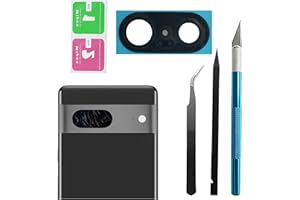 ANGLEPINGPING For Pixel 7 Back Rear Camera Lens Glass Replacement for Google Pixel 7 Rear Camera Glass with Pre-Installed Adhesive and Reparing Toolkits