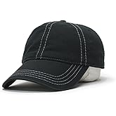Clasic Blank Heavy Stitch Cotton Dad Hat – Adjustable Everyday Baseball Cap, Classic Twill Casual Hat for Men & Women