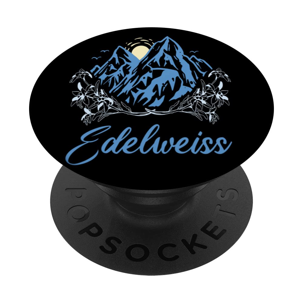 Edelweiss Alps Souvenir Switzerland Hike Mountains Swiss PopSockets Swappable PopGrip