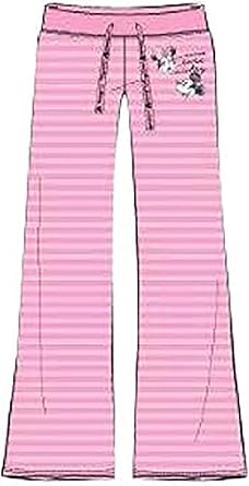 pink and white striped jeans