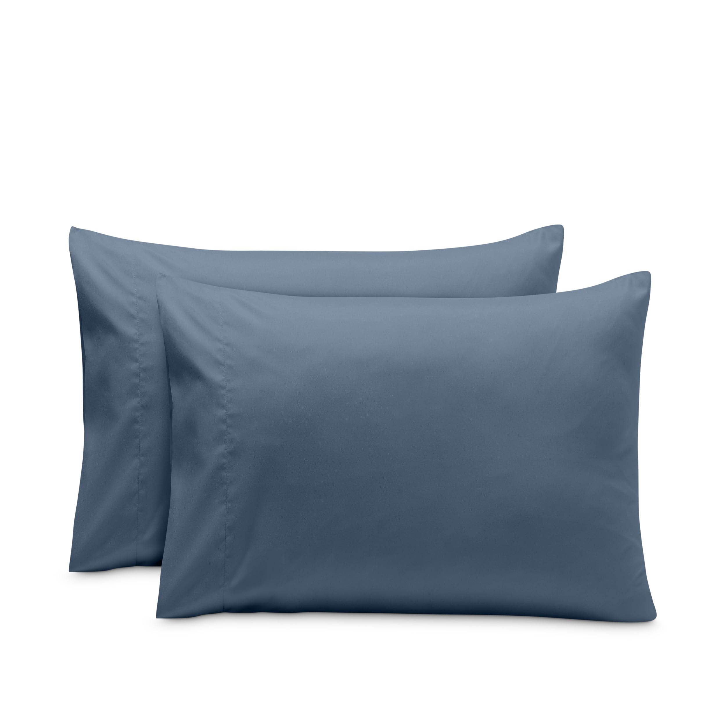Bare Home Microfibre Pillowcase Set Standard Size - 2 Pack Pillow Cases - Lightweight - Cooling - Soft Brushed Microfibre - Pillow Covers (50x75, Sandwash Bering Sea) — image 1