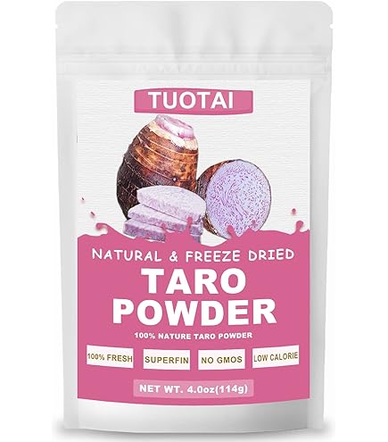 Amazon.com: TUOTAI Freeze Taro Powder, 3.5 Ounces, Taro Powder for