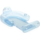 FUNBOY Giant Inflatable Clear Blue Mesh Chair Pool Float | Water Hammock, For Adults, Perfect for Summer Pool Party
