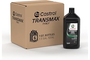 Castrol 06816 Transmax Type F Automatic Transmission Fluid - 1 Quart, (Pack of 6)