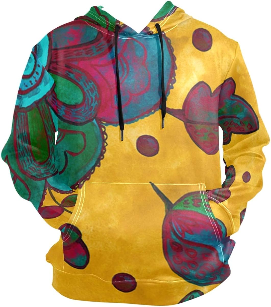 Hoodie for Men with Design, Unisex Novelty Hoodies for