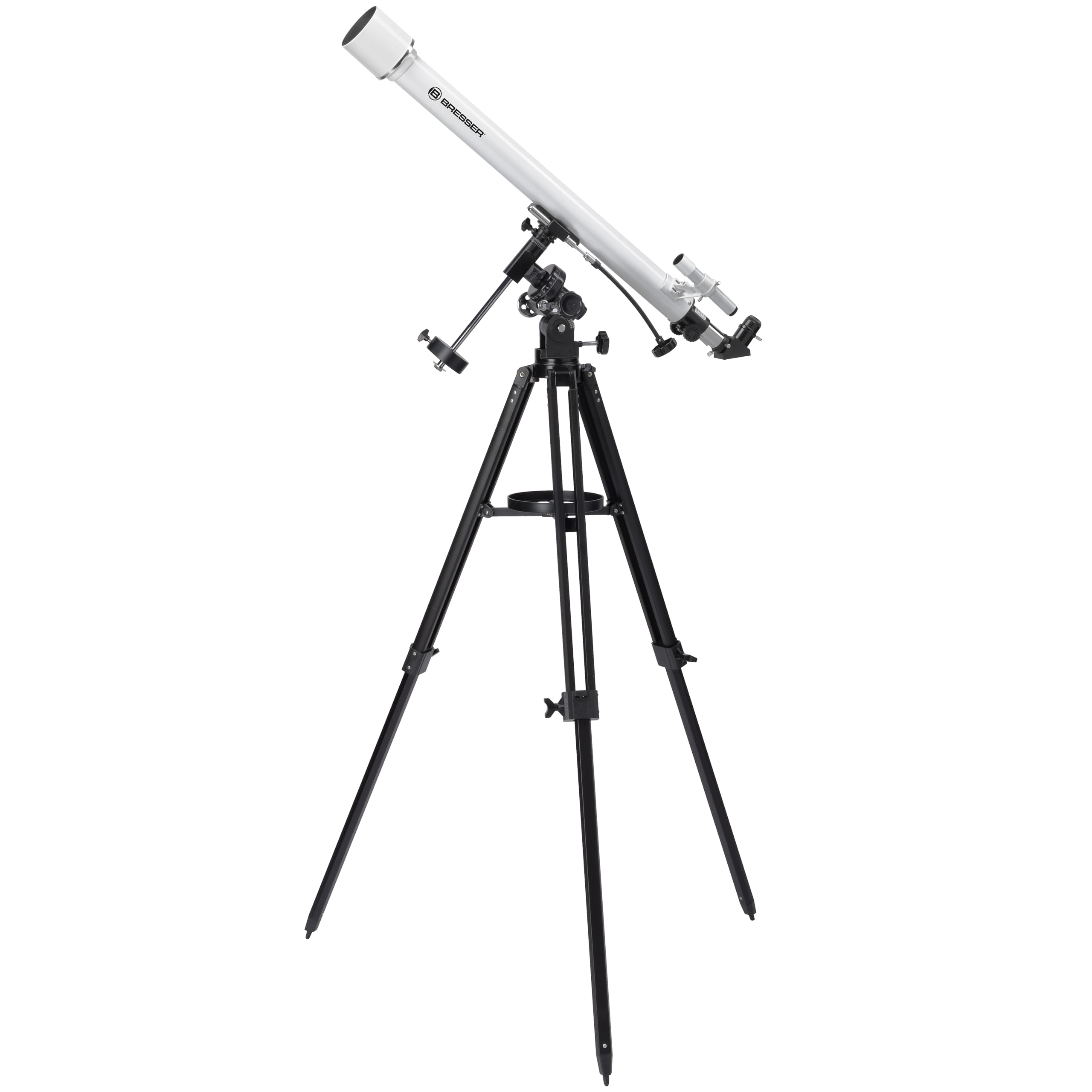 Bresser 4660910 Classic 60/900 EQ Sky Refractor Telescope with Accessories - White