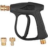 CGACOL High Pressure Power Washer Gun Kit 3000 PSI Pressure Washer Spray Gun M22-14mm/15mm Fitting and 3/8" Quick Connector w