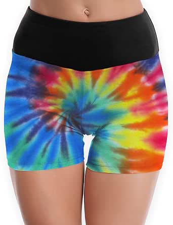balance athletica tie dye shorts