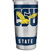 Rico Industries NCAA Coppin State Eagles Standard 20oz Stainless Steel Tumbler with Lid - Great For Coffee, Tea, Water or Cocktails