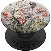Mixed Flower Bouquet Floral Pattern PopSockets Adhesive PopGrip