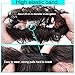 AISI QUEENS 100% Human Hair Bun Extensions 2PCS Curly Wavy Messy Bun Hair Extension Scrunchies Elegant Chignons Wedding Hair Piece for Women and Kids(Color:Natural color)