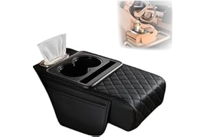 Multifunctional Car Armrest Cushion, Integrated Pressurized Multifunctional Car Armrest Heightening Pad, Auto Center Console 