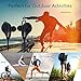 Ecandy Wireless Bluetooth Headphones with Mic for Running, Sweatproof Earphones,Noise Cancelling Headsets - Black