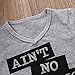 Unisex Baby Kids Summer Short Sleeve Letters Print V-neck T-shirt Tops (4-5 Years)