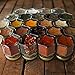 30 SETS OF 4.0 OZ HEXAGON GLASS JARS WITH GOLD LIDS (30 SETS, 4 OZ)