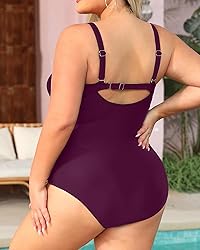 Daci Women Plus Size One Piece Swimsuits - Tummy