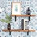 Contact Paper Blue Waterproof White Wallpaper Blue and White Peel and Stick Wallpaper Removable Flower Film Tile Self Adhesive Wall Paper Wall Covering Backsplash Countertop Vinyl Roll 17.8’’x78.7’’