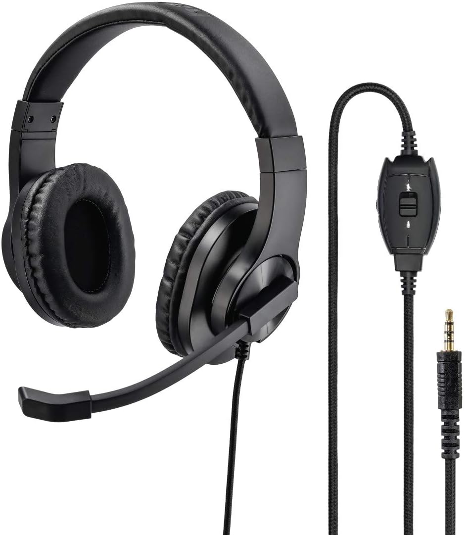 Hama HS-P350 Over-Ear PC Headset, Stereo, Black, 3.5 mm