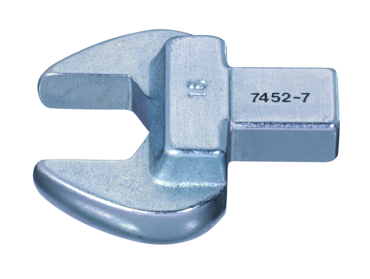 Bahco 7452-7-9/16 Open-End Insert Head, Silver, 9 x 12 mm 9/16 mm