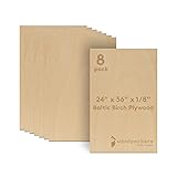 Baltic Birch Plywood 1/8, 3mm Plywood Sheets, Wood