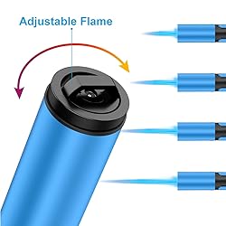 Torch Lighters 2 Pack Adjustable Jet Flame Butane