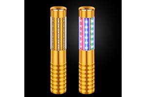 TTLYUGN 2 Pieces RGB LED Strobe Baton Light Rechargeable Bottle Service Sparklers Stick Reusable Champagne Bottle Handheld LED for Club Stage Nightclub Party Concert Event Bar Outdoor - Gold