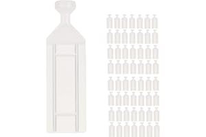 DMSE Wholesale Natural Nylon Sew in Tailslides Tail Slides Curtain Carriers Glides Sliders Slide, Rollers Tracks (56 Pack)