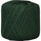 Threadart 100% Pure Cotton Crochet Thread - Size 10 - Color 39 - HOLLY GREEN -2 sizes 27 colors available