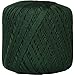 Threadart 100% Pure Cotton Crochet Thread - Size 10 - Color 39 - HOLLY GREEN -2 sizes 27 colors available