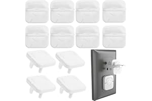 JOINPAYA Safety Plug Socket Cover: 12 Pack Babyproof Outlet Covers for Child Safety Protection Wall Socket Fits Standard Us O