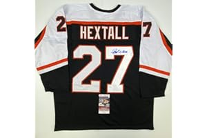HALL OF FAME SPORTS MEMORABILIA Autographed/Signed Ron Hextall Philadelphia Black Hockey Jersey JSA COA