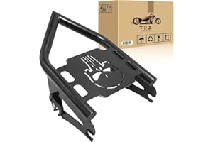 TDZ MOTO TDZ Black Detachable Luggage Rack for 2009-2024 Harley Touring Street Glide Road King Road Glide Electra Glide