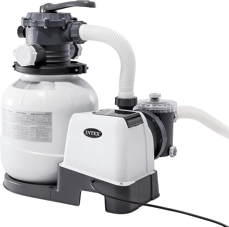Intex 2100 GPH Sand Filter Pump 220-240V Krystal Clear